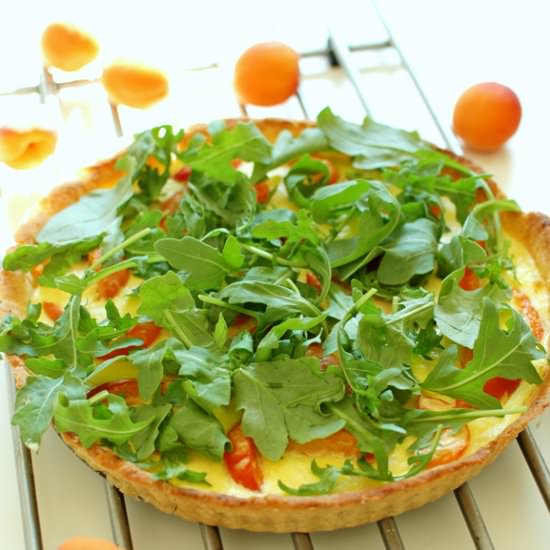 Apricot and Goat Cheese Tart