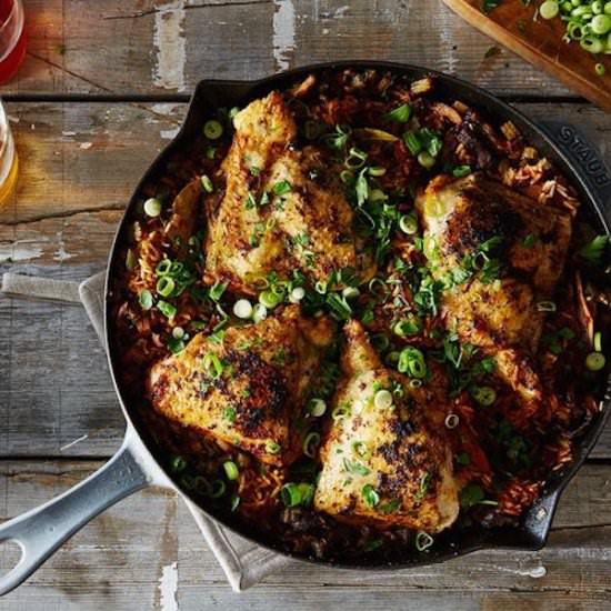 Quick Creole Chicken and Rice