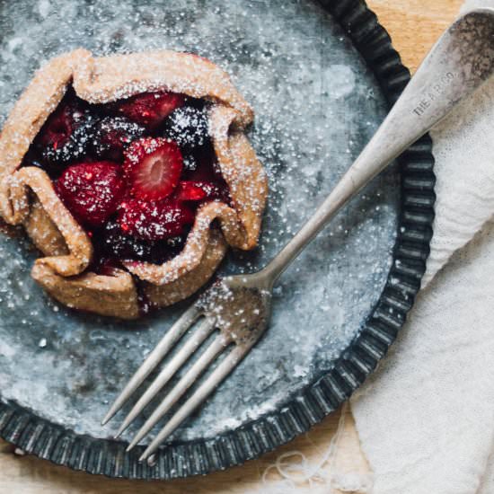 Berry Galettes with Vegan Pastry