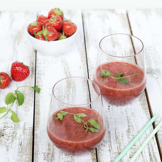 Strawberry Mint Smoothie