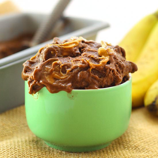 PB Chocolate Banana Soft Serve