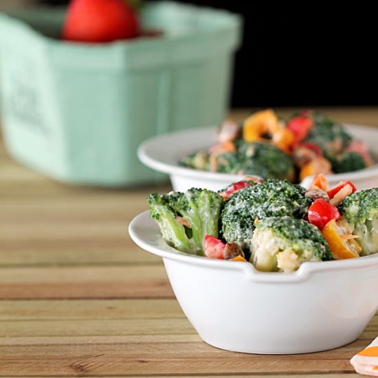 Broccoli Salad with Greek Flair