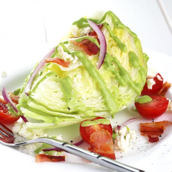 Wedge Salad with Green Goddess