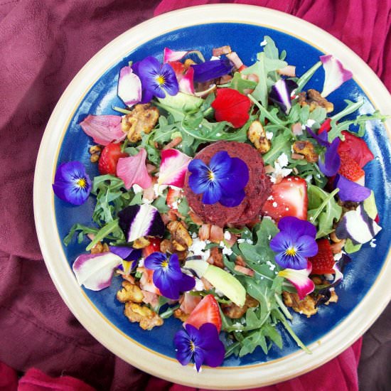 Salad with Sorbet-Dressing