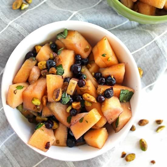 Mint Pistachio Fruit Salad