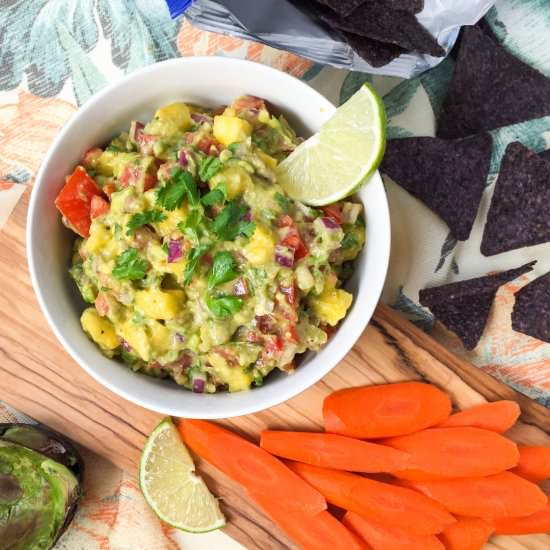 Spicy Pineapple Guacamole