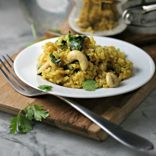 Curried Rice and Cashews