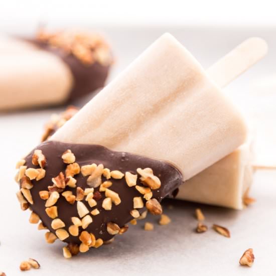 Coconut Peanut Butter Popsicles