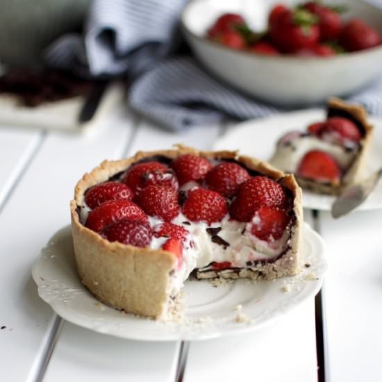 Strawberry Custard Tart