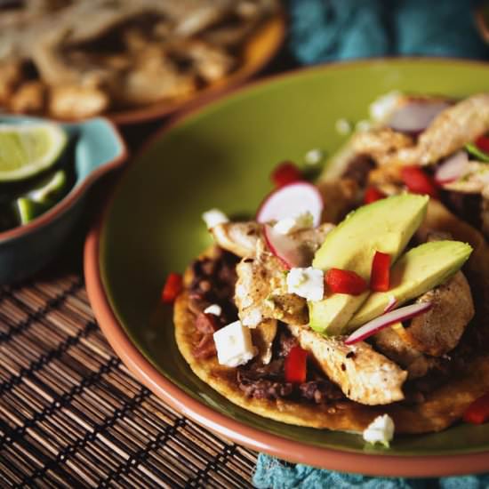 Weeknight Chicken Tostadas