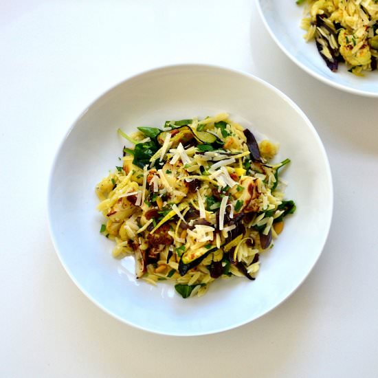 Sicilian Orzo with Cauliflower