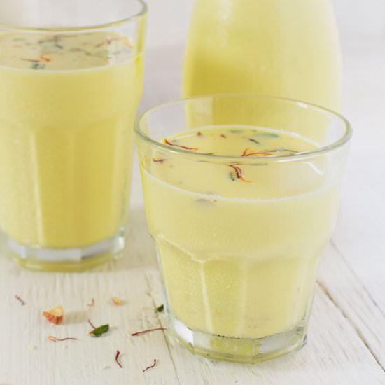 Saffron Almond Milk
