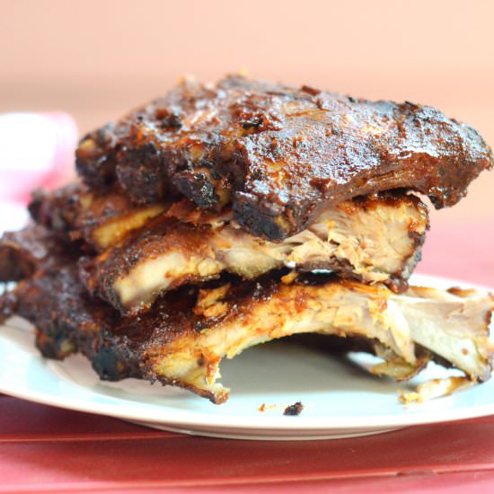 Bull’s-Eye Dry Rub BBQ Ribs