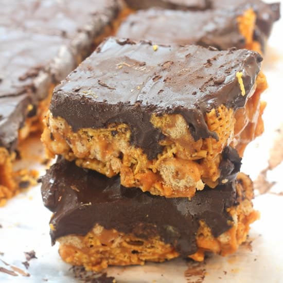 Chocolate PB Cereal Bars
