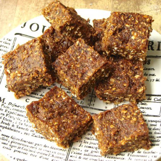 Chewy Peanut Butter Oat Bars