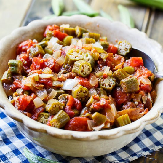 Stewed Okra and Tomatoes