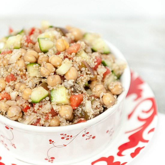 Mediterranean Quinoa Cucumber Salad