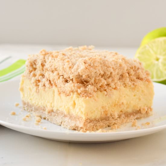 Key Lime Cheesecake Crumb Bars
