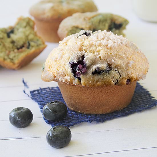 The Best Blueberry Muffins