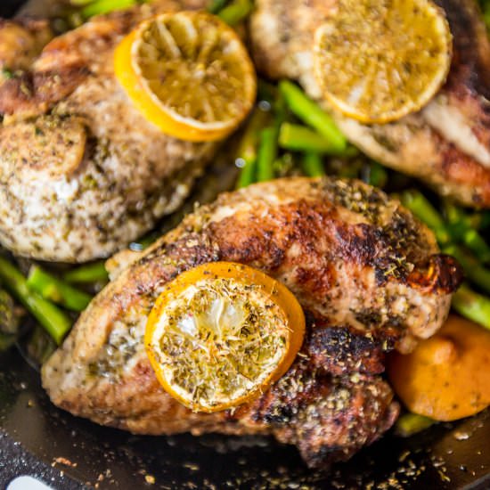 Lemon Garlic Chicken Asparagus