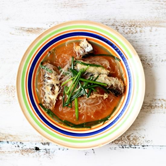 Canned Fish with Glass Noodle