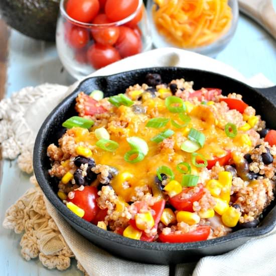 Chicken Taco Quinoa Skillet