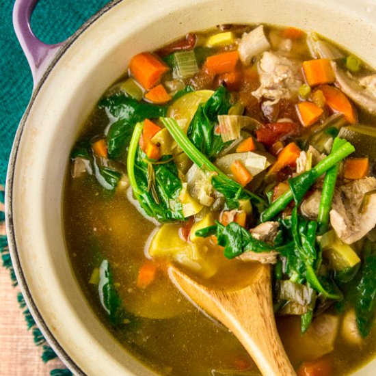 Lemon Garden Vegetable Chicken Soup