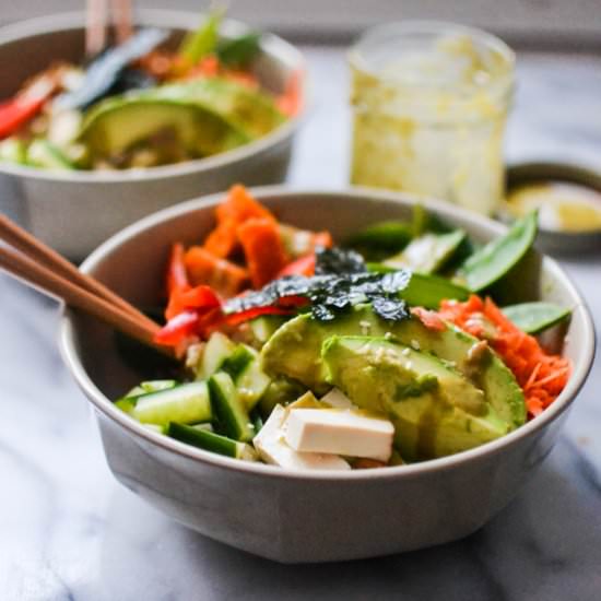 Vegetarian Sushi Salad