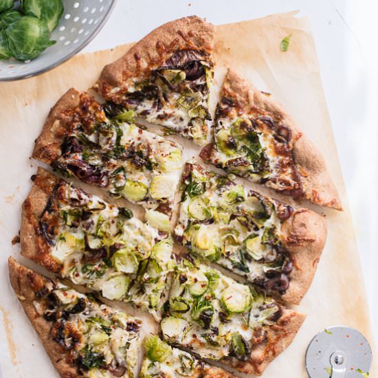 Brussels Sprouts Pizza