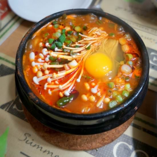 Vegetarian Soon Tofu Jjigae