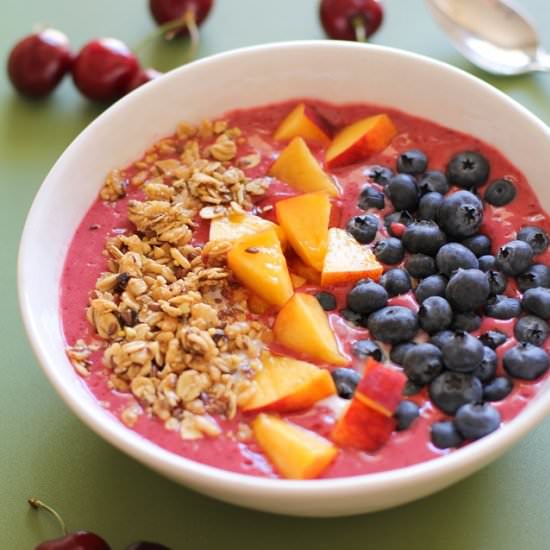 Cherry Coconut Smoothie Bowls