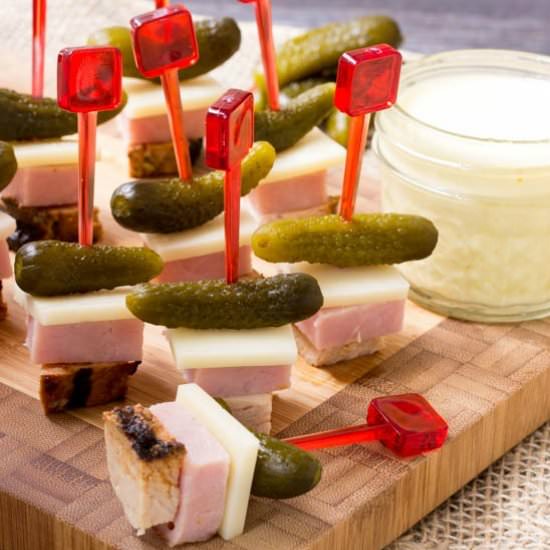 Cuban Sandwich on a Stick