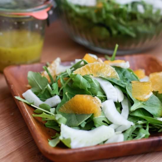 Spinach and Arugula Salad