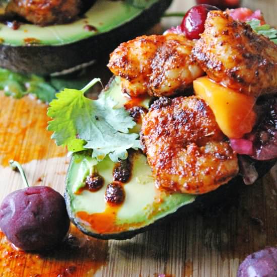 Spicy Shrimp Avocado Boats
