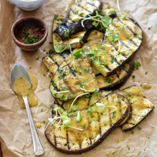 Grilled Eggplant Salad