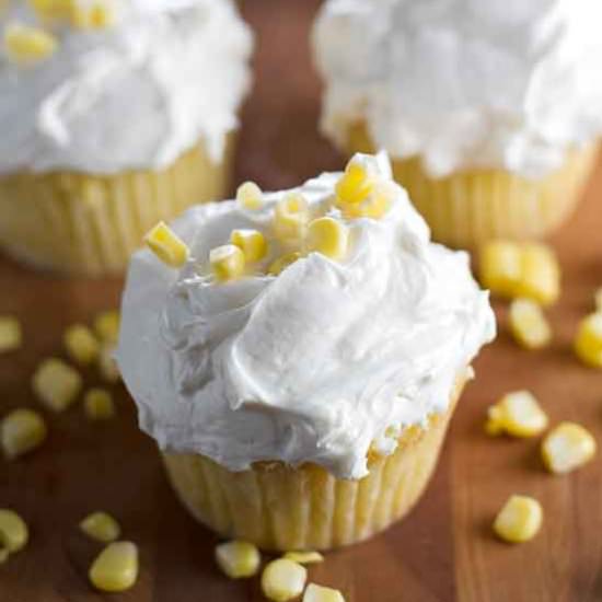 Fresh Corn Cupcakes