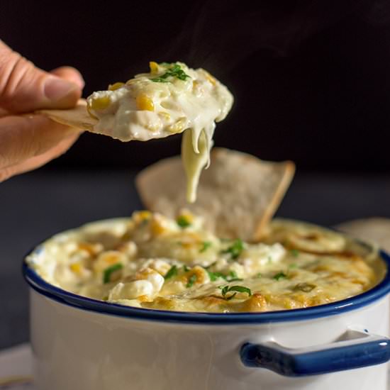 Hot Cheesy Corn Dip