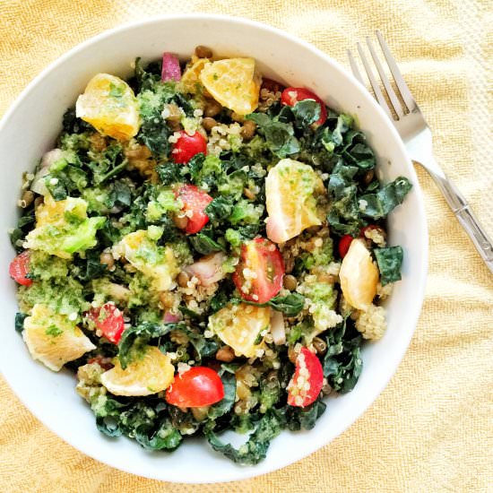 Kale Salad w/ Jalapeno Vinaigrette