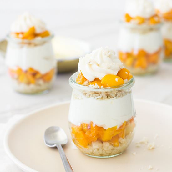 Apricot Cream Cheese Cookie Parfait
