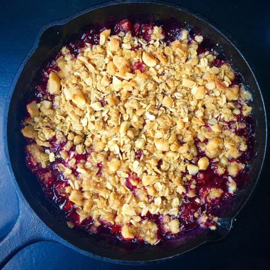 Macadamia & Oat Stone Fruit Crumble
