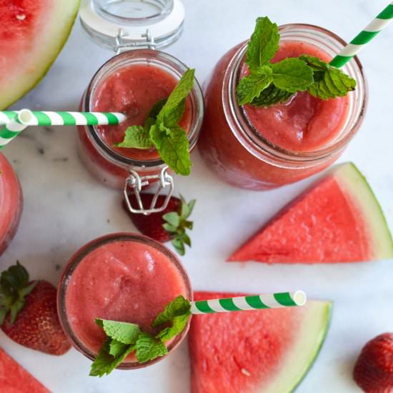 Watermelon Mint Slushies