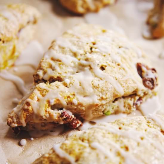 Apricot Pistachio Scones
