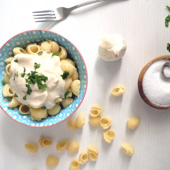 Vegan Cauliflower Mac and Cheese