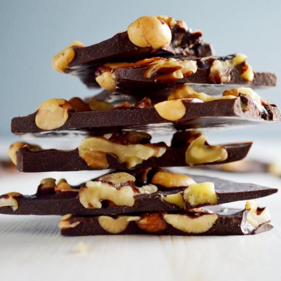 Clean Eating Chocolate Bark