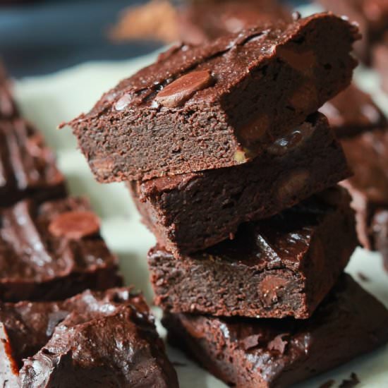 Mocha Chocolate Avocado Brownies