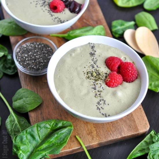 Coconut Cherry Kamut Smoothie Bowl