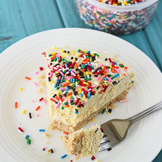 No Bake Funfetti Pie