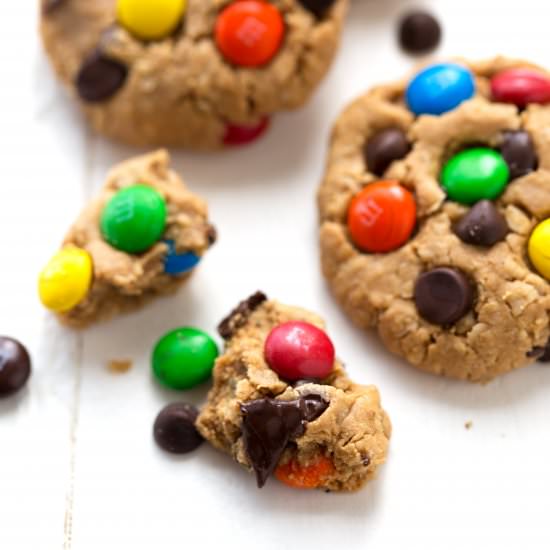 Flourless Monster Cookies