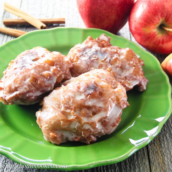 Glazed Apple Fritters