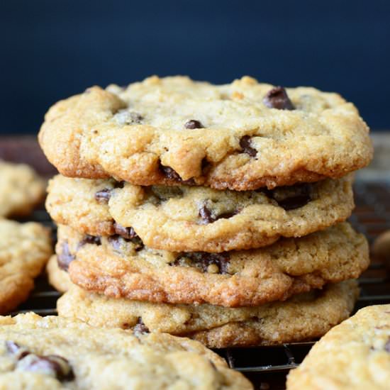 Whole Wheat Chocolate Chip Cookies